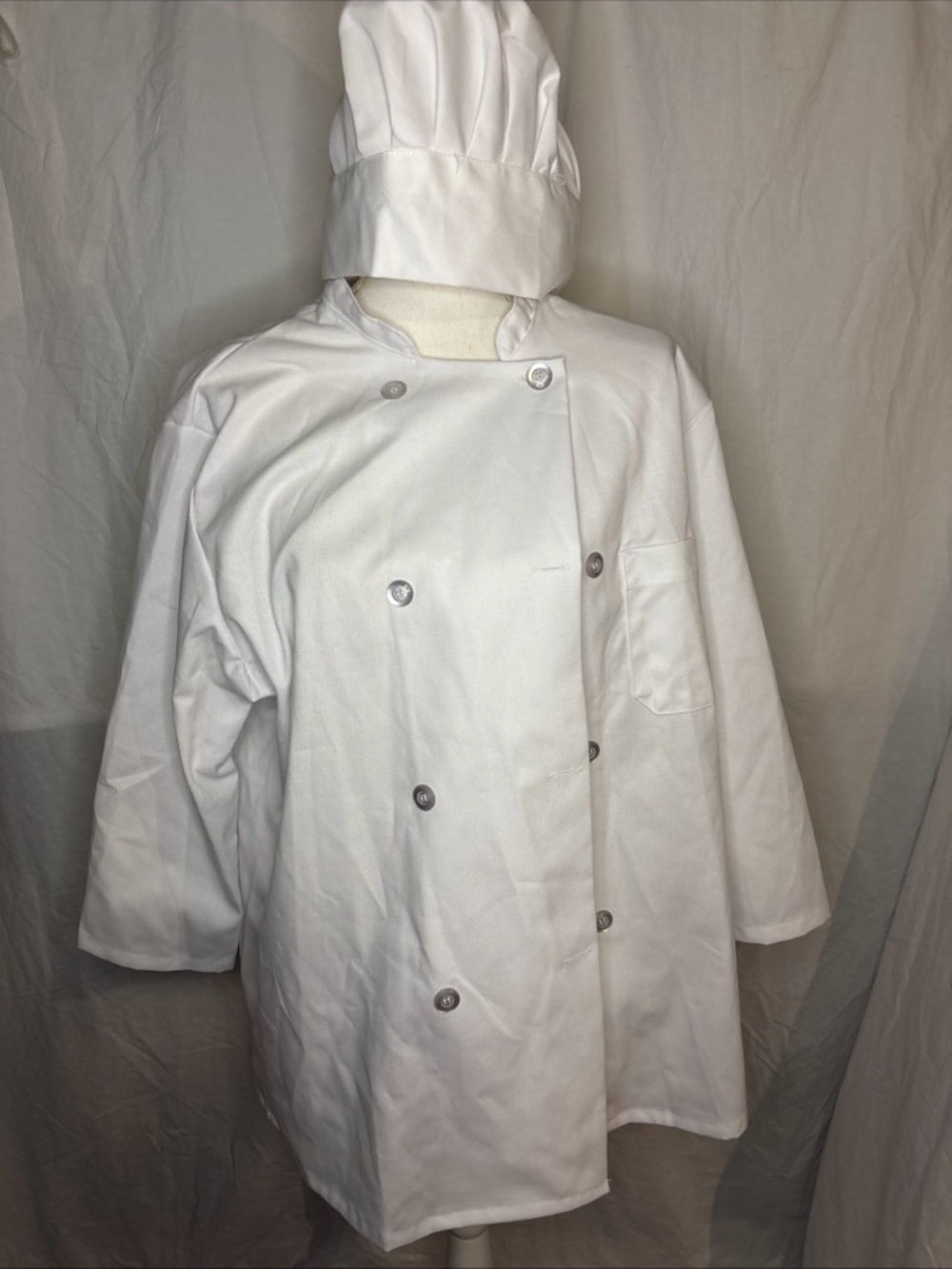 Classic White Chef Coat Jacket for Men